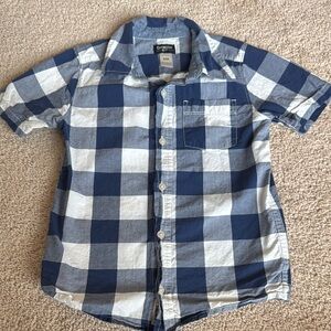 OshKosh B'gosh Blue Plaid Kids Shirt